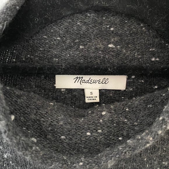 Madewell Coziest Yarn Mockneck – Heather Grey - Picture 4 of 6